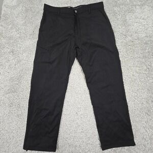 Gerry Mens Venture Fleece Lined Cargo Pants Black 34x30 (fits 34x27) Outdoor‎